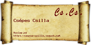 Csépes Csilla névjegykártya